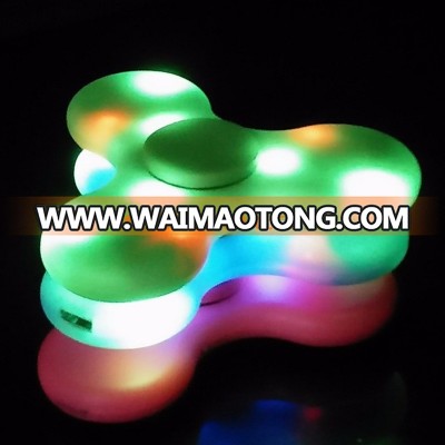 LED Bluetooth 608 Bearing Fidget Hand Spinner, fidget spinner with led and bluetooth speaker